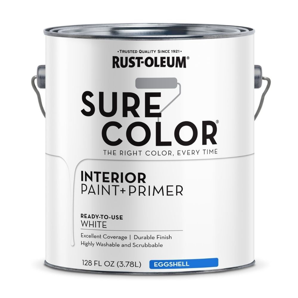 Pintura Latex Sure Color Interior Blanco 1gl Rust Oleum