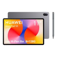 Tablet Huawei MatePad SE 11"" 128GB, 8GB RAM, cámara principal 8MP, frontal 5MP + lápiz, gris
