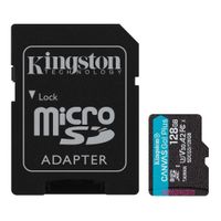 MicroSDXC Canvas Go Plus Gen4 128GB V30 A2 U3 Kingston