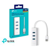 TP-Link Adaptador UE330 Usb 3.0 y Adaptador Ethernet Gigabit