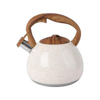 Tetera Silbadora en Roca Volcánica 5 Litros Crema
