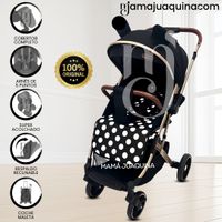 Coche Cuna Mecedora de Lujo «MIDISNEY» Negro