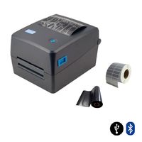 Impresora etiquetas transferencia termica códigos barra USB Bluetooth 110mm
