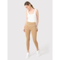 Legging Para Mujer Ankle Piping Marrón Bsoul