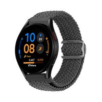 Correa de Nylon Para Samsung Galaxy Watch FE con Broche Gris