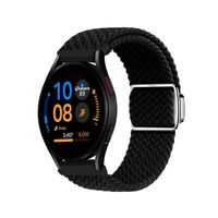 Correa Nylon Para Samsung Galaxy Watch FE Broche Magnetico Negro