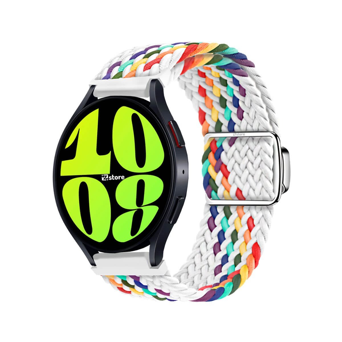 Correa de Nylon Para Samsung Galaxy Watch 6 Broche Magnético Multicolor