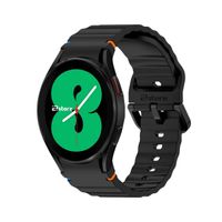 Correa Silicona Para Samsung Galaxy Watch 4 Liner Negro