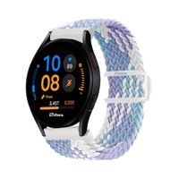Correa de Nylon Para Samsung Galaxy Watch FE con Broche Lila Bicolor