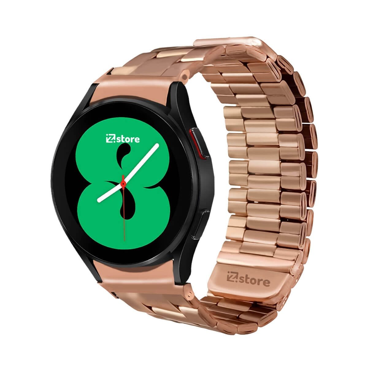 Correa de Metal Para Samsung Galaxy Watch 4 Magnética Gold Rose