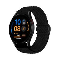 Correa de Nylon Para Samsung Galaxy Watch FE con Broche Negro