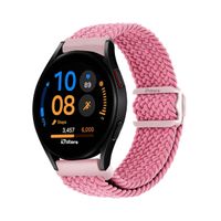 Correa de Nylon Para Samsung Galaxy Watch FE con Broche Rosado