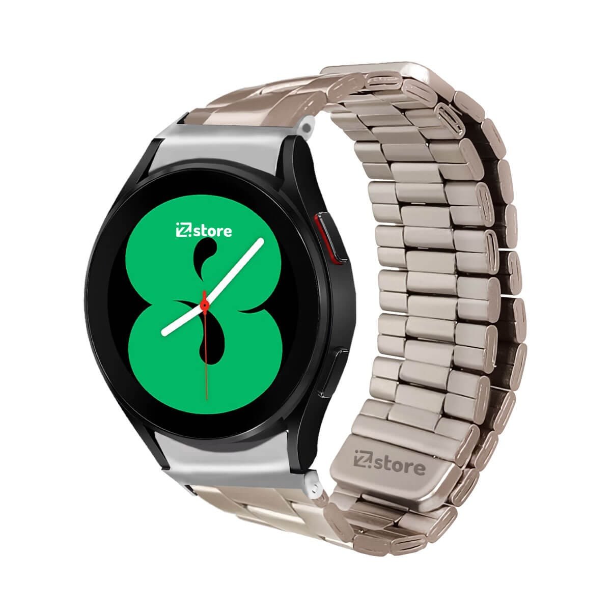 Correa de Metal Para Samsung Galaxy Watch 4 Magnética Starlight