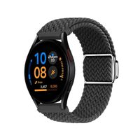 Correa Nylon Para Samsung Galaxy Watch FE Broche Magnetico Gris oscuro