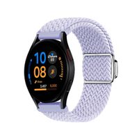 Correa Nylon Para Samsung Galaxy Watch FE Broche Magnetico Lila