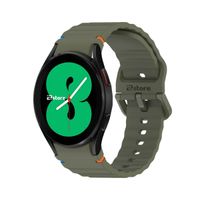 Correa Silicona Para Samsung Galaxy Watch 4 Liner Verde militar
