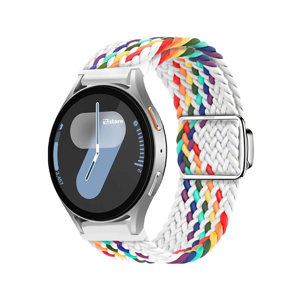 Correa de Nylon Para Samsung Galaxy Watch 7 Broche Magnético Multicolor