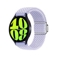Correa de Nylon Para Samsung Galaxy Watch 6 Broche Magnético Lila