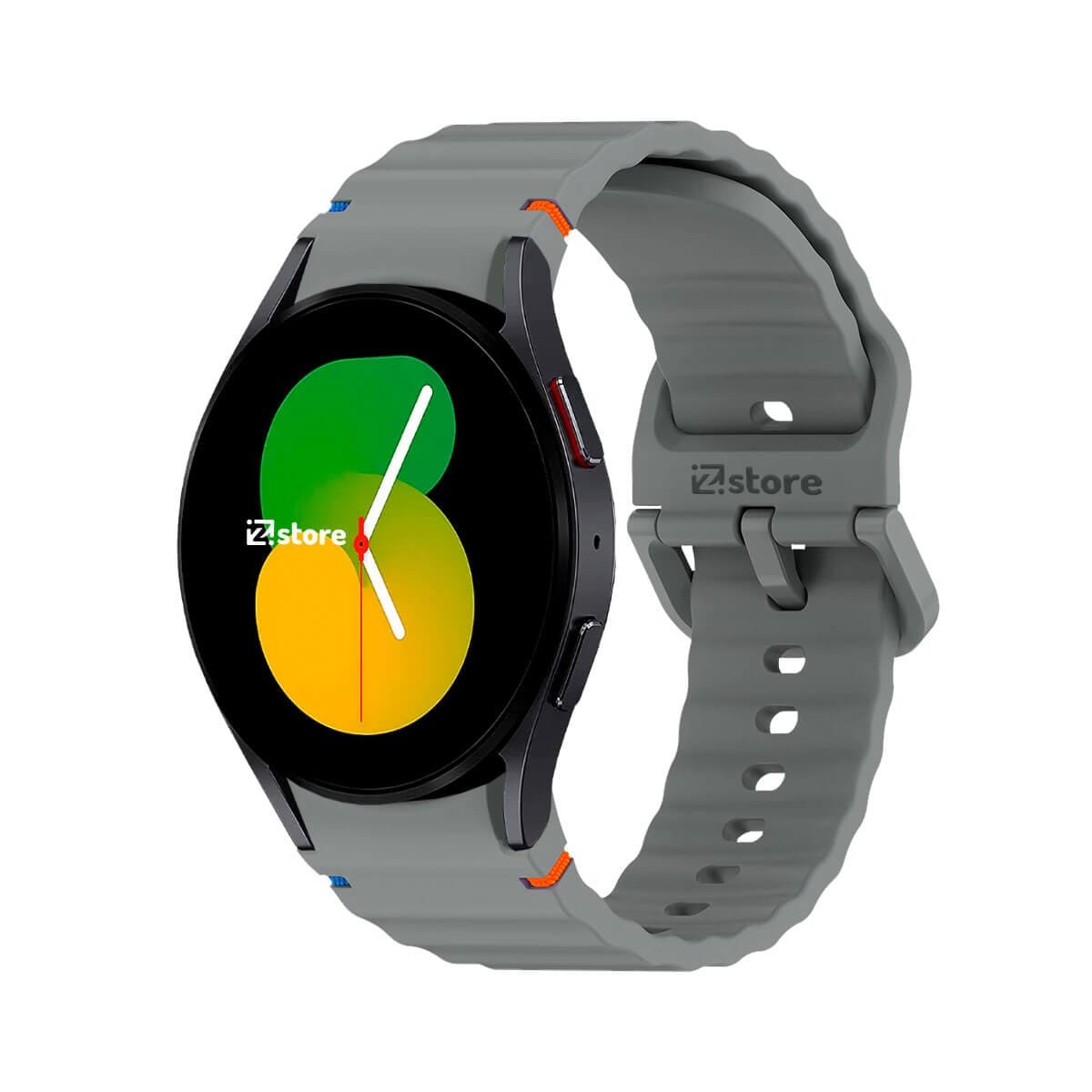 Correa Silicona Para Samsung Galaxy Watch 5 Liner Gris