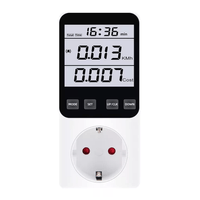 Medidor potencia vatímetro digital Kwh mide consumo luz socket europa
