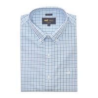 Camisa Manga Larga Algodón Para Hombre Wf Pb Azul Rockford