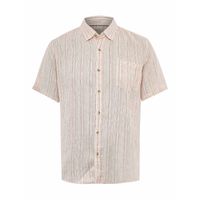 Camisa Manga Corta Lino Orgánico Para Hombre Brisa Rojo Rockford