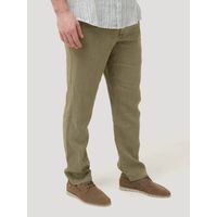 Pantalón Lino Orgánico Para Hombre Lisbon Verde Rockford