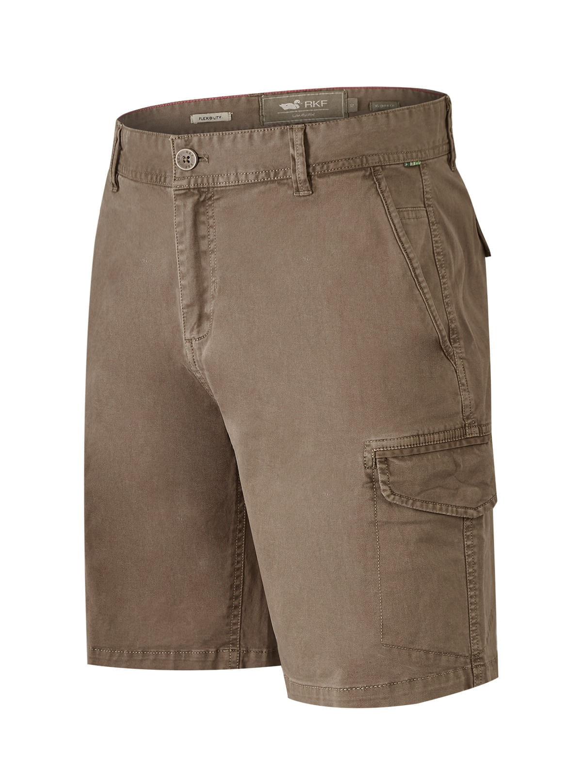 Short Algodón/Elastano Para Hombre Kunapro Café Rockford