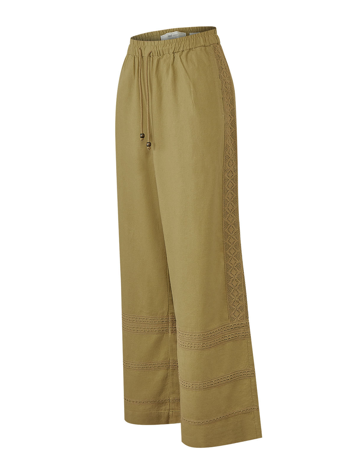 Pantalón Lino Orgánico Para Mujer Fuji Verde Rockford