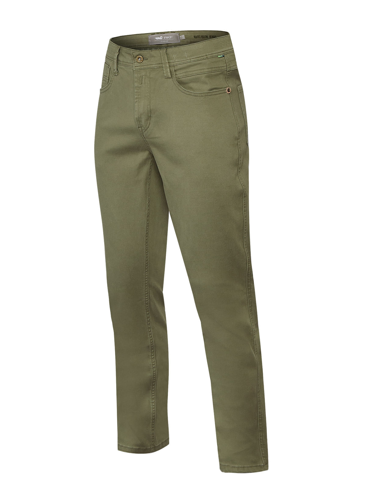 Jean Algodón Reciclado/Poliéster Para Hombre Baycolor Verde Rockford
