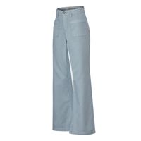 Jean Algodón/Lino Para Mujer Nilo Azul Rockford