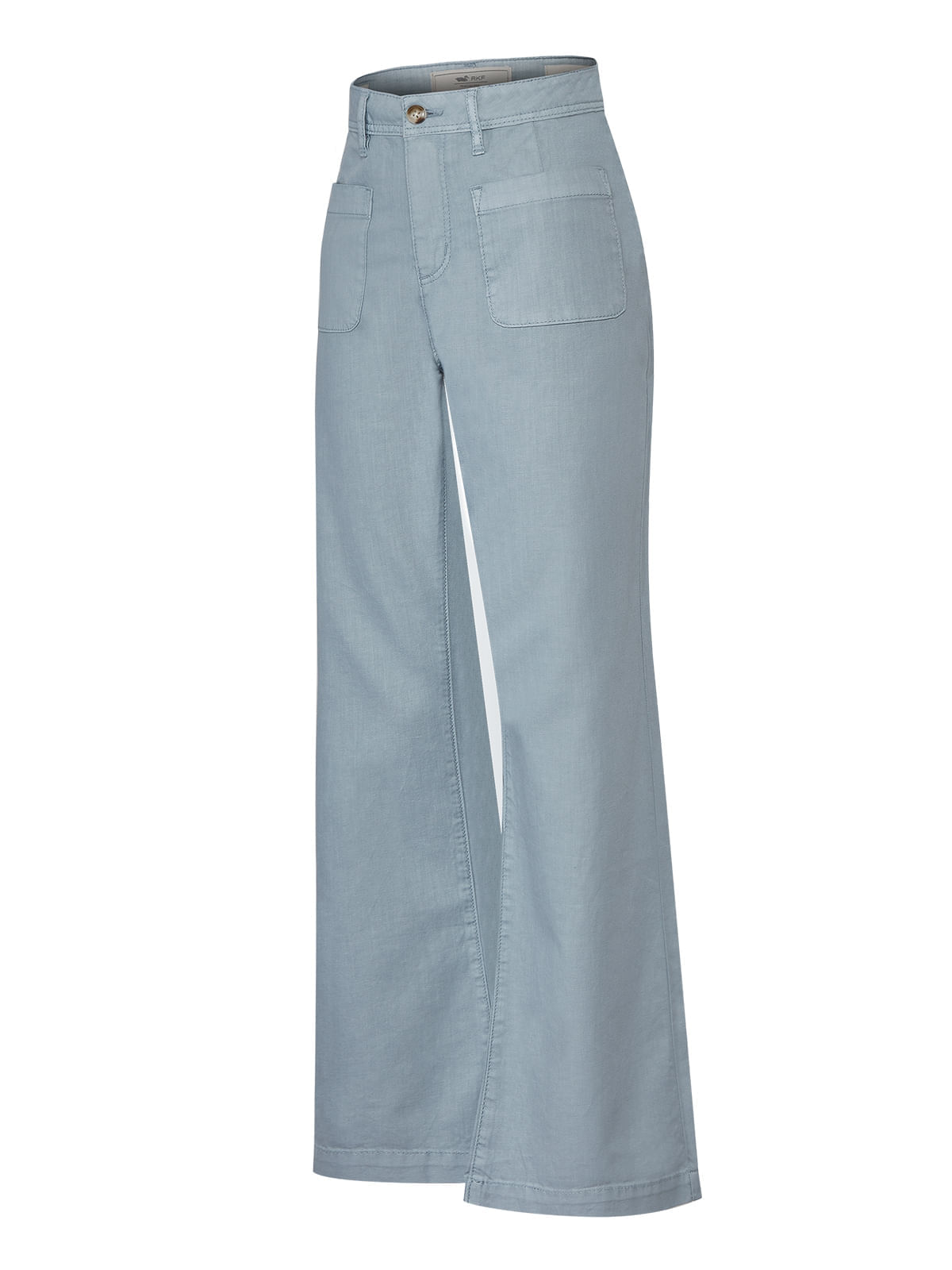 Jean Algodón/Lino Para Mujer Nilo Azul Rockford