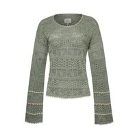 Chompa Algodón/Viscosa Para Mujer Dindo Azul Rockford