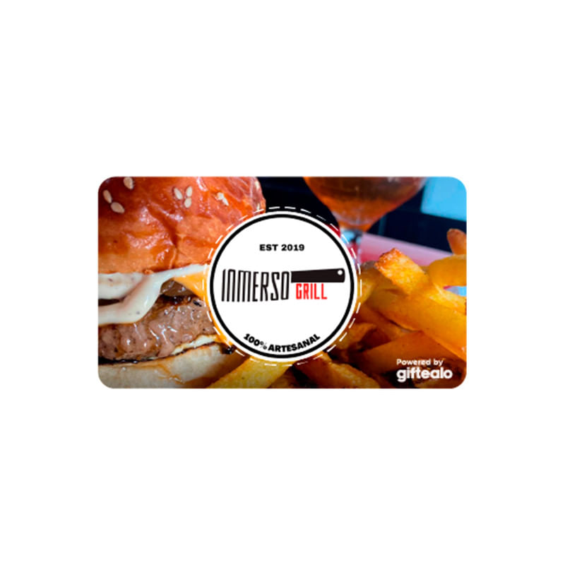Gift Card Inmerso Grill S/50 - 15280