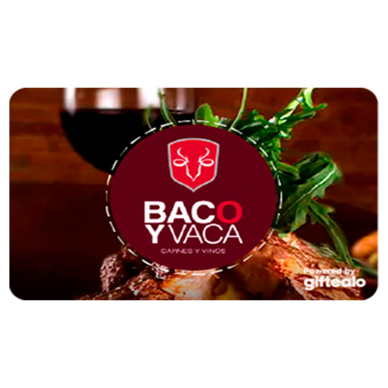 Gift Card Baco & Vaca S/300 - 3518