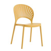 Silla de Abanico Yoli color Amarillo TU MESITA