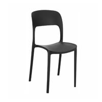Silla de Comedor Clásica Mansur color Negro TU MESITA