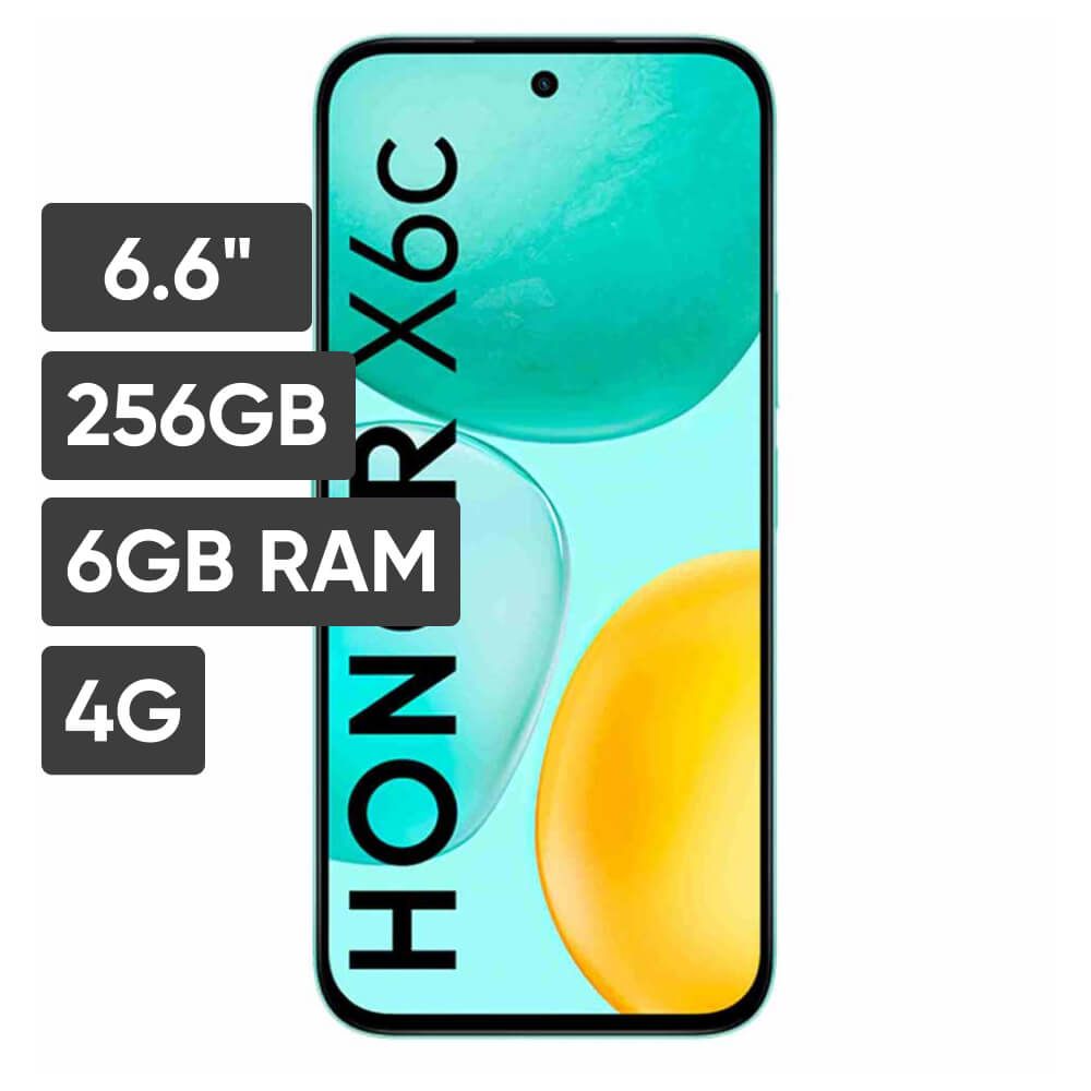 Smartphone HONOR X6C 6.6"" 6GB 256GB 50MP + 0.08MP Ocean Cyan