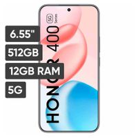 Smartphone HONOR 400 6.55"" 12GB 512GB 200MP + 12MP Meteor Silver