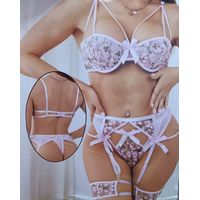 Conjunto de ropa interior erótica de satén para mujer - copy