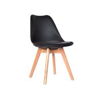 Silla de Comedor Moderna Asgar color Negro TU MESITA