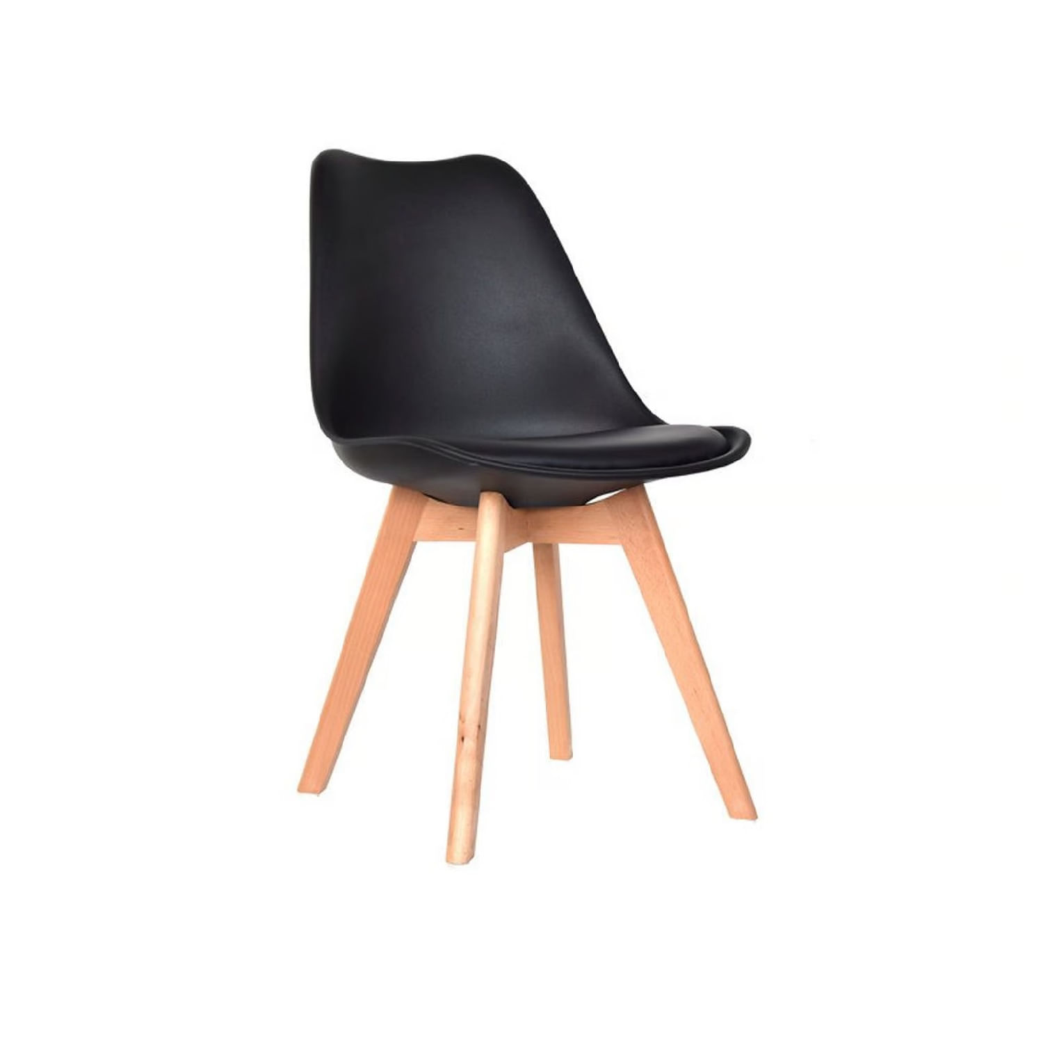 Silla de Comedor Moderna Asgar color Negro TU MESITA