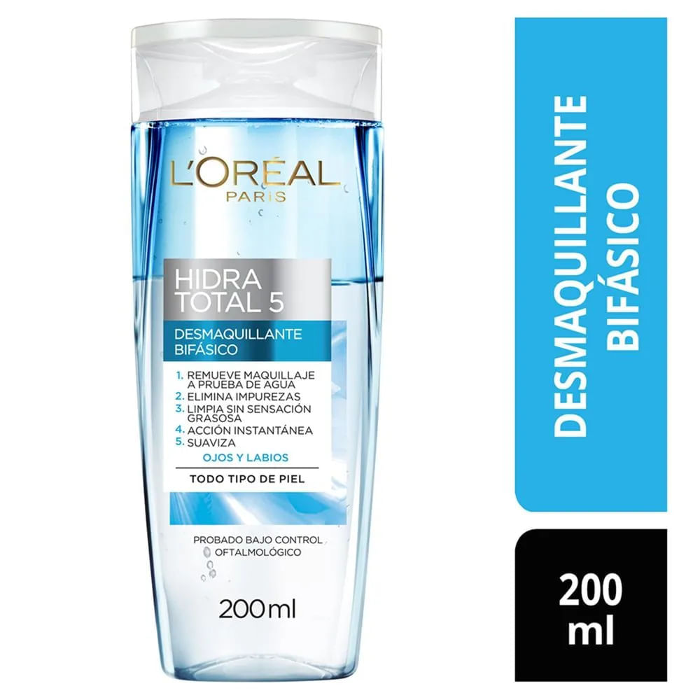 Agua Micelar Loreal Paris Bifásico Ht5 200 Ml