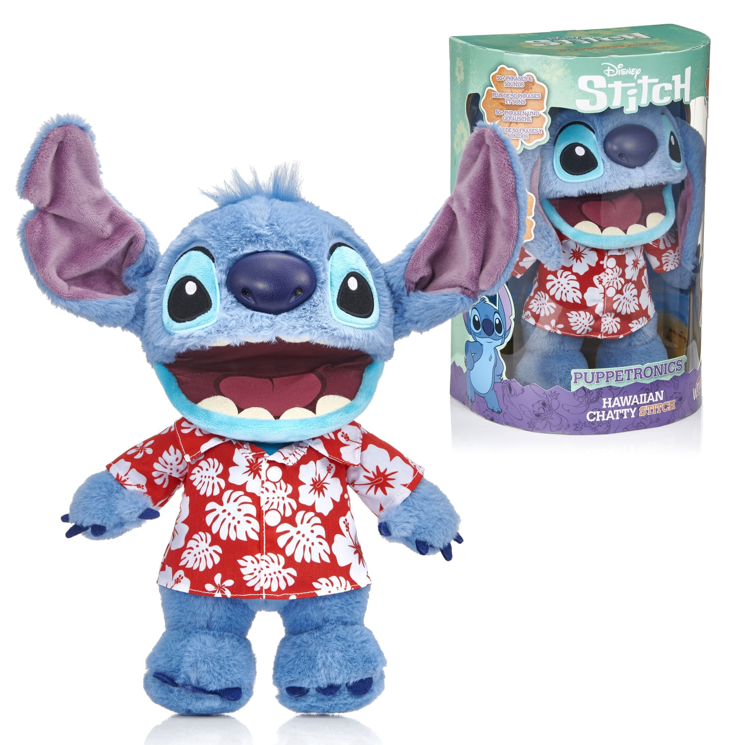 Peluche Interactivo Stitch Hawaiano
