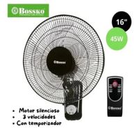 Ventilador de Pared Bossko 16 Pulgadas BK-8452PD
