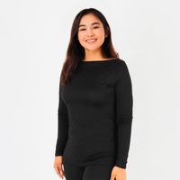 Camiseta Mujer 40.39 Kayser Microfibra Negro