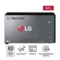 Horno Microondas LG MH8296DIR EasyClean 42L con Smart Inverter (MUNDO ELECTRONICO)