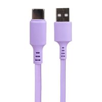 Cable Cargador USB-A USB-C Bp06 Lila