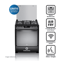 Cocina de Pie a Gas Indurama Cpi-3595n Smart 5 Hornillas Black