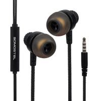 Audifono In Ear Alámbrico Cs10 con Micrófono Negro Somostel